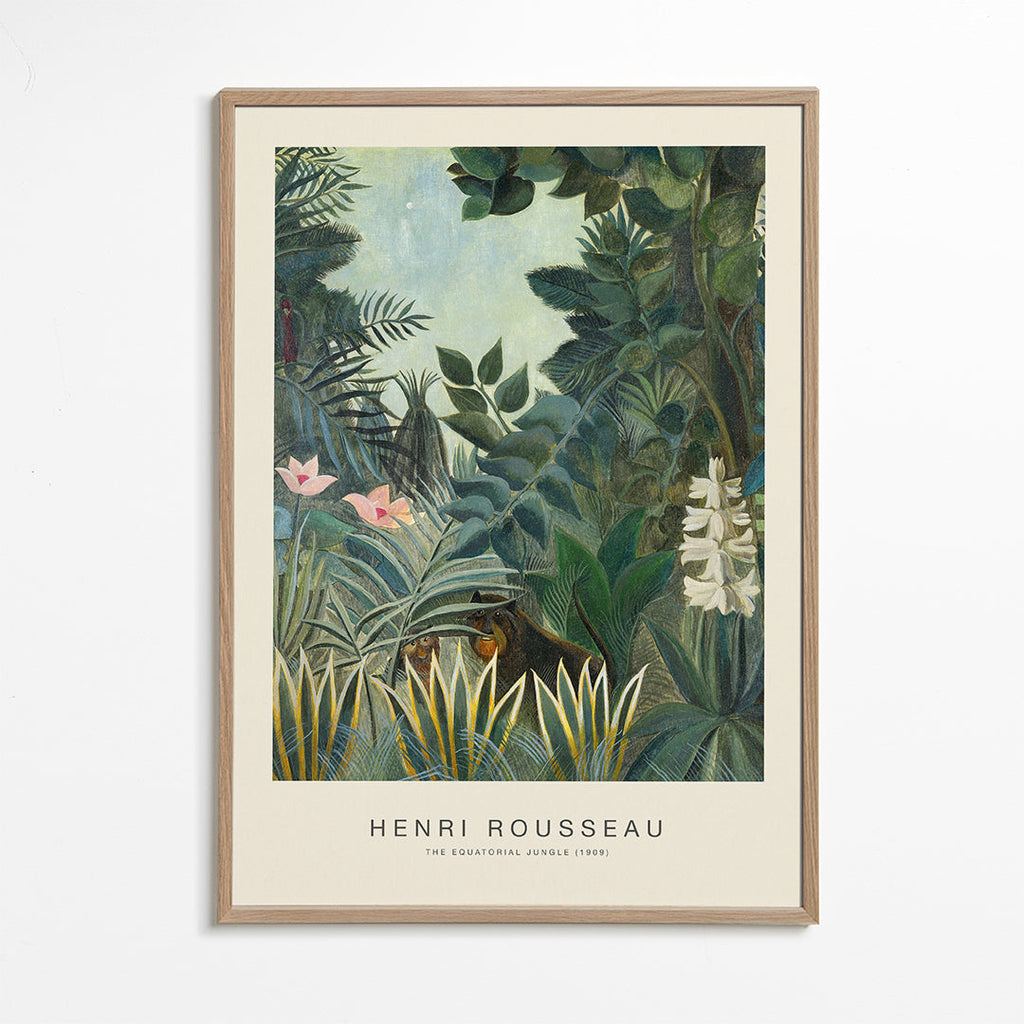 Botanický tisk: Rousseauova džungle