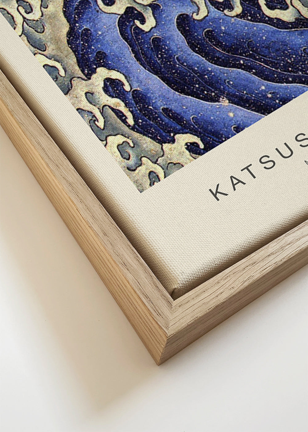 Ilustrace vlny Hokusai v modrém