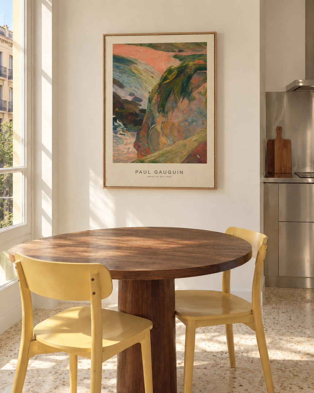 Above the Sea (Special Edition) - Paul Gauguin - Framed canvas in an interior
