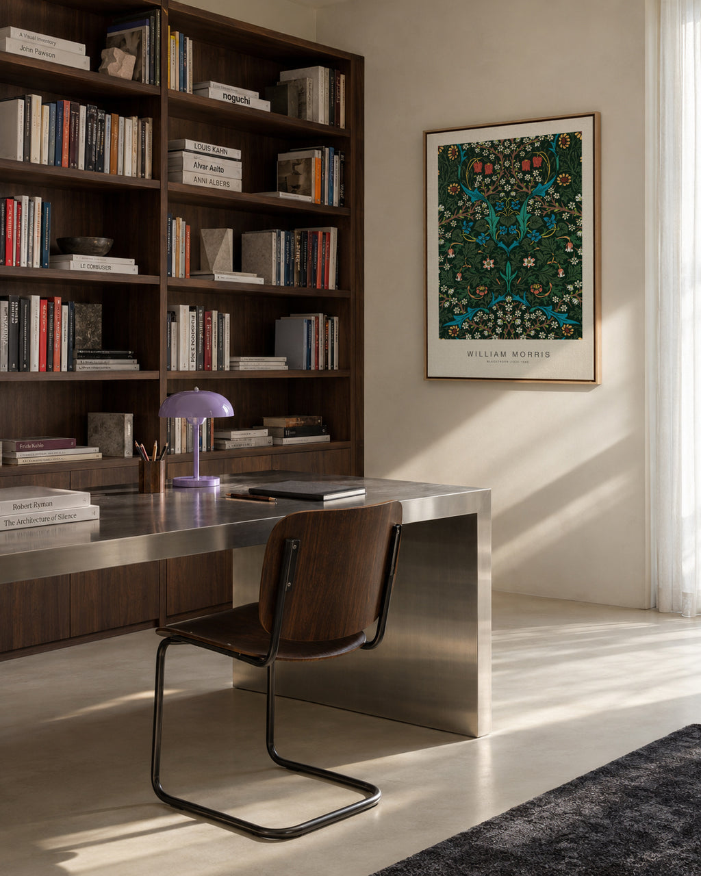 Blackthorn (Special Edition) - William Morris - Framed canvas in an interior