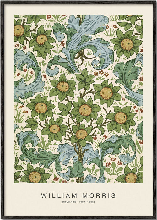 Botanický plakát William Morris květinový vzor