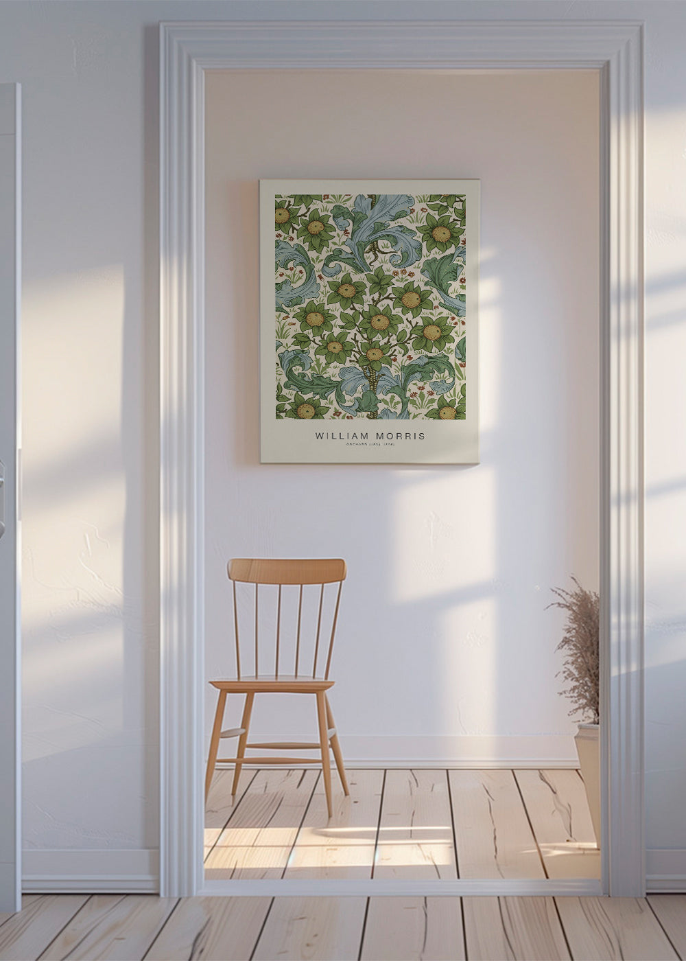 Botanický plakát William Morris květinový vzor