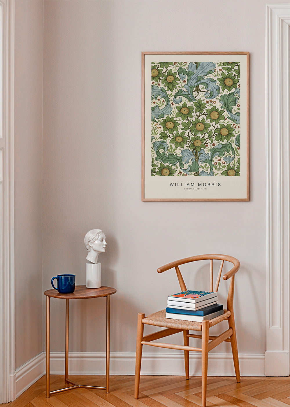 Botanický plakát William Morris květinový vzor