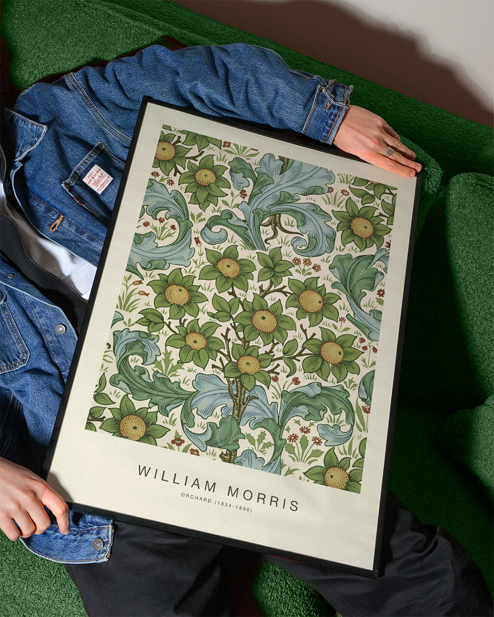 Botanický plakát William Morris květinový vzor