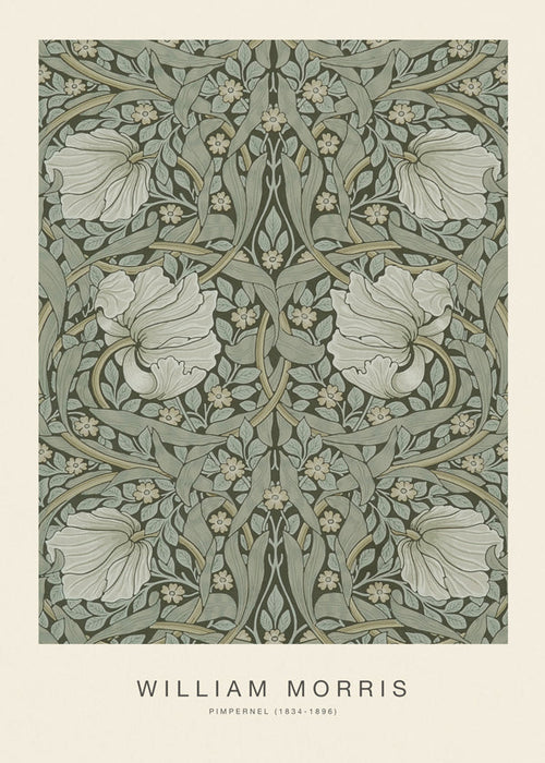 Botanický plakát Pimpernel William Morris