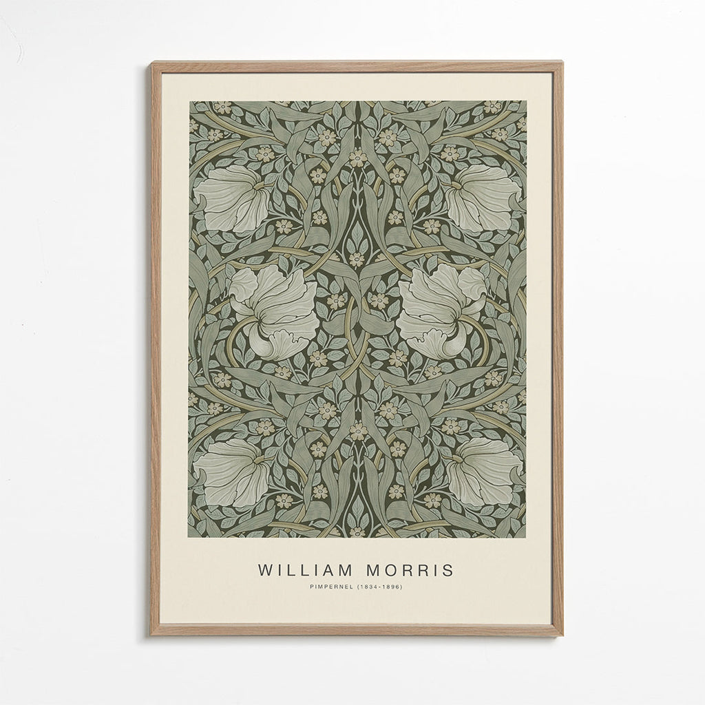 Botanický plakát Pimpernel William Morris
