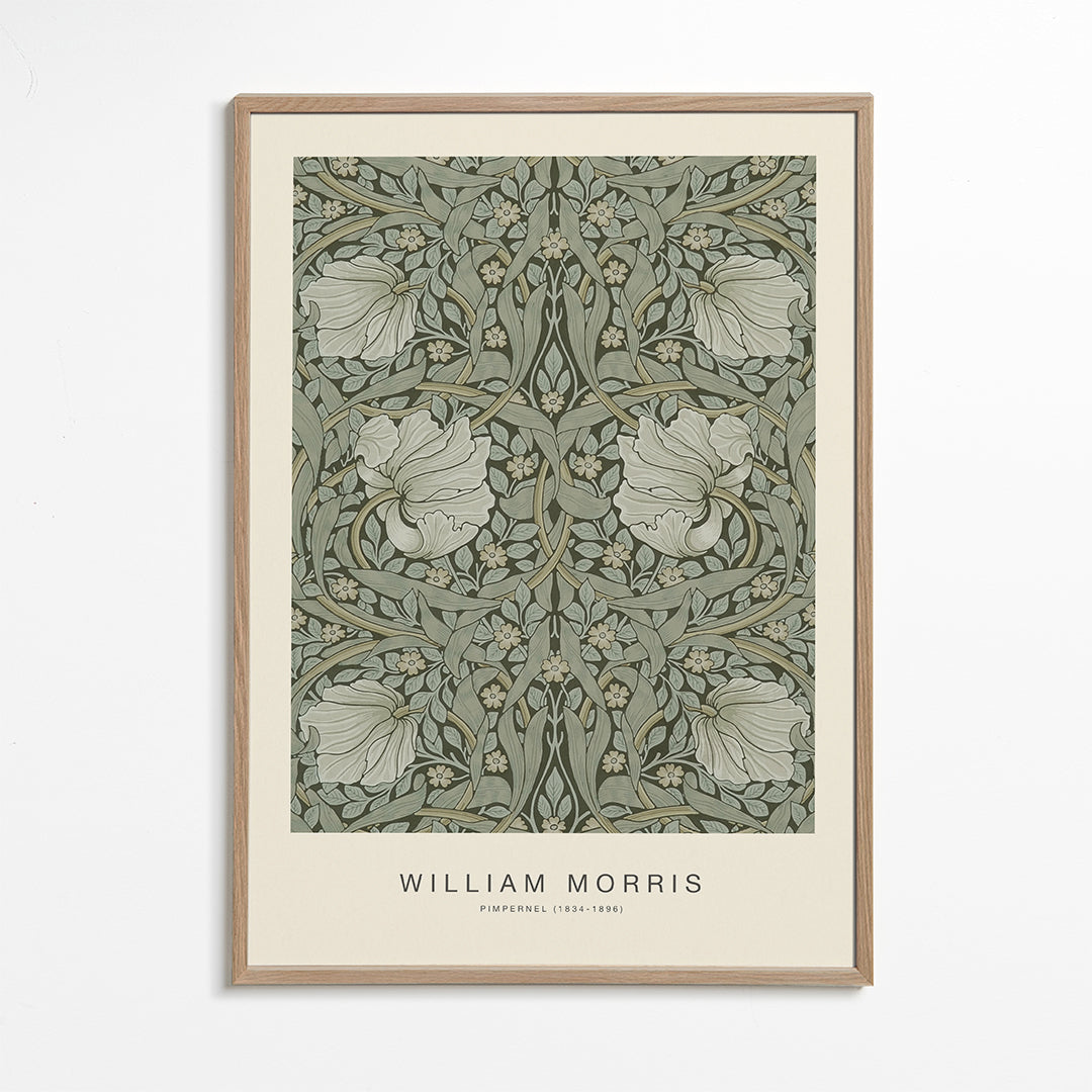 Botanický plakát Pimpernel William Morris