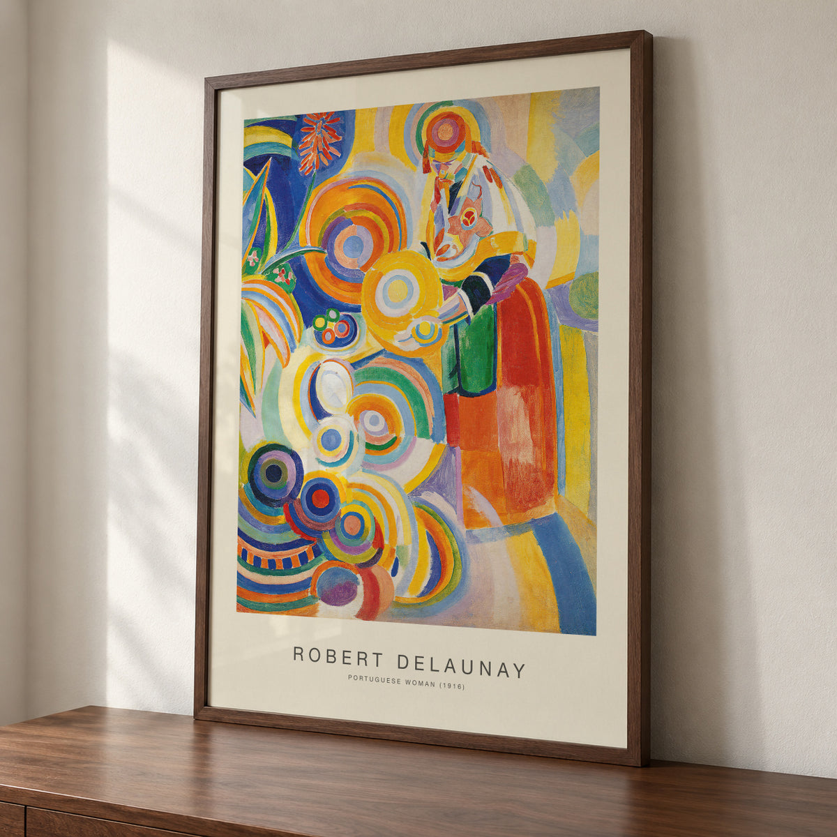 Portuguese Woman (Special Edition) - Robert Delaunay - Framed poster detail