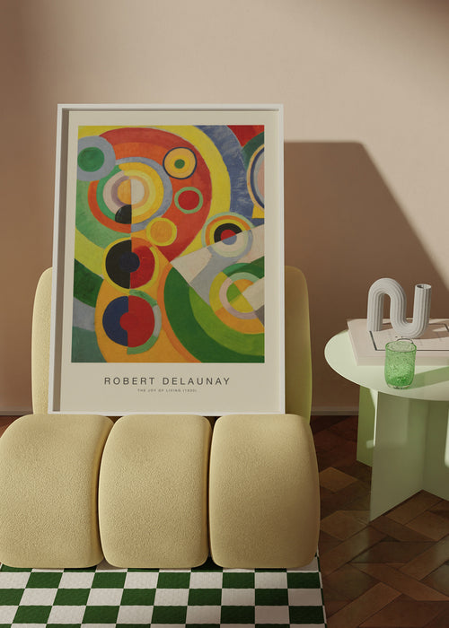The Joy of Living (Special Edition) - Robert Delaunay - Framed poster in an interior
