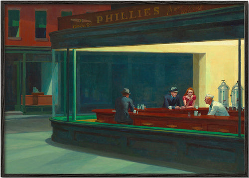 Obraz do kuchyně Nighthawks: noční scéna v dineru