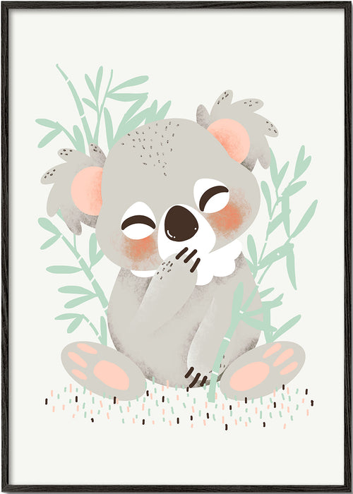 Dětský plakát: usmívající se koala