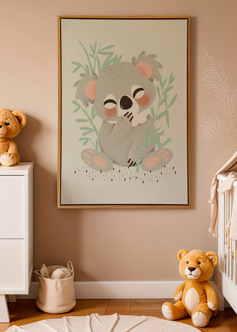 Dětský plakát: usmívající se koala