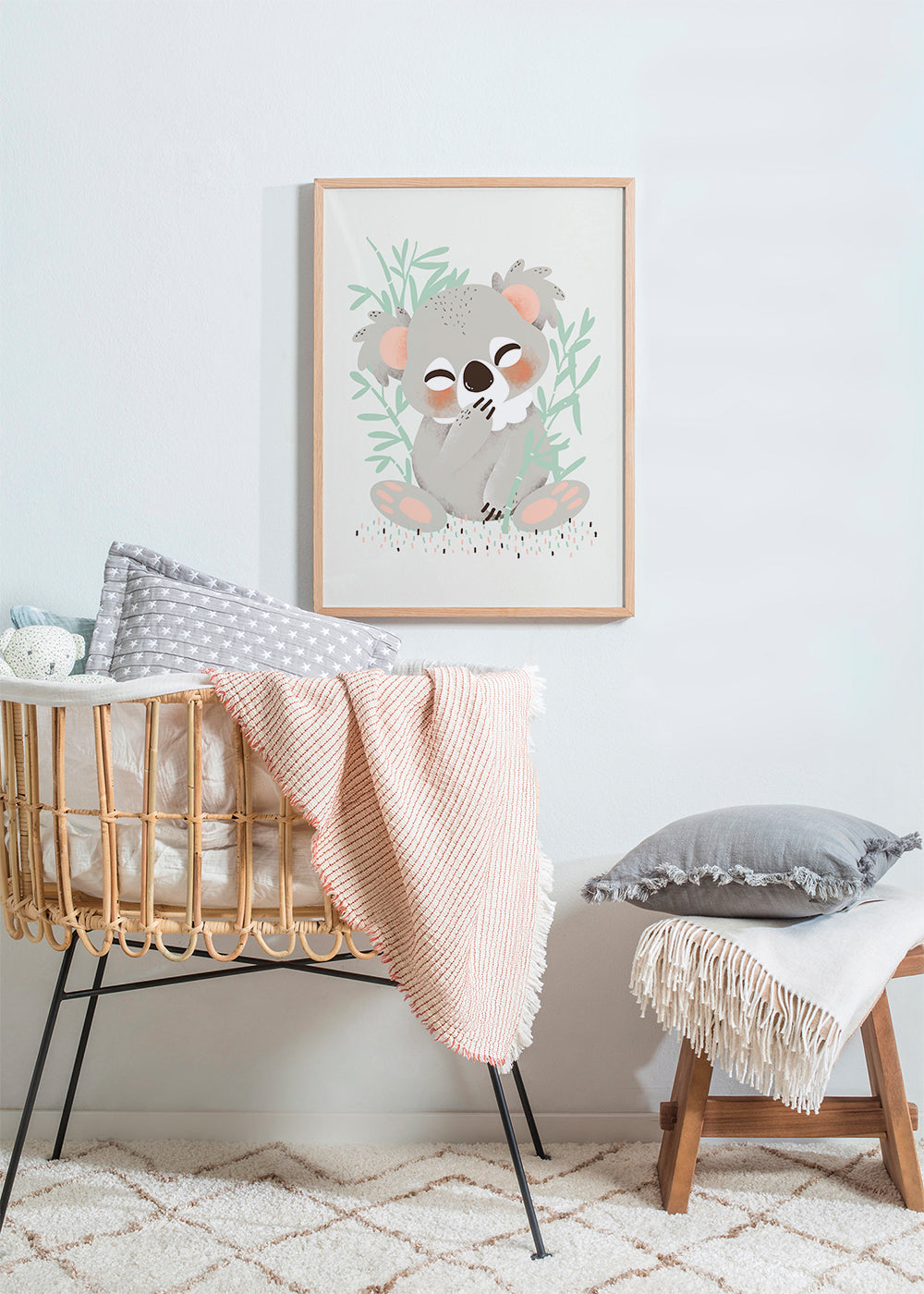 Dětský plakát: usmívající se koala