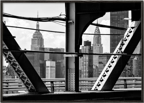 Městský obraz: Manhattan černobílý