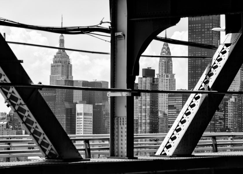 Městský obraz: Manhattan černobílý
