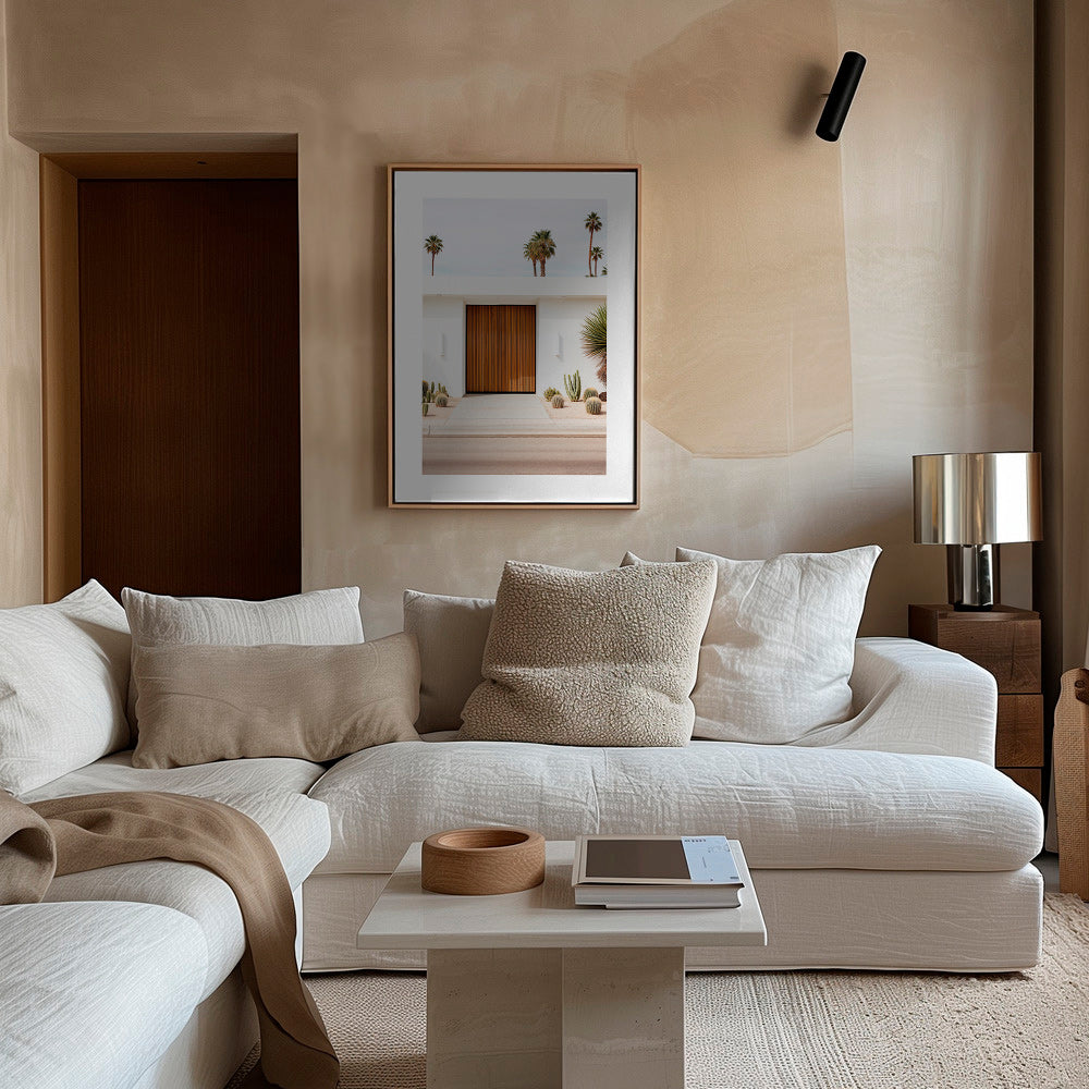 Architektonická fotografie se žaluziovými dveřmi – Canvas1