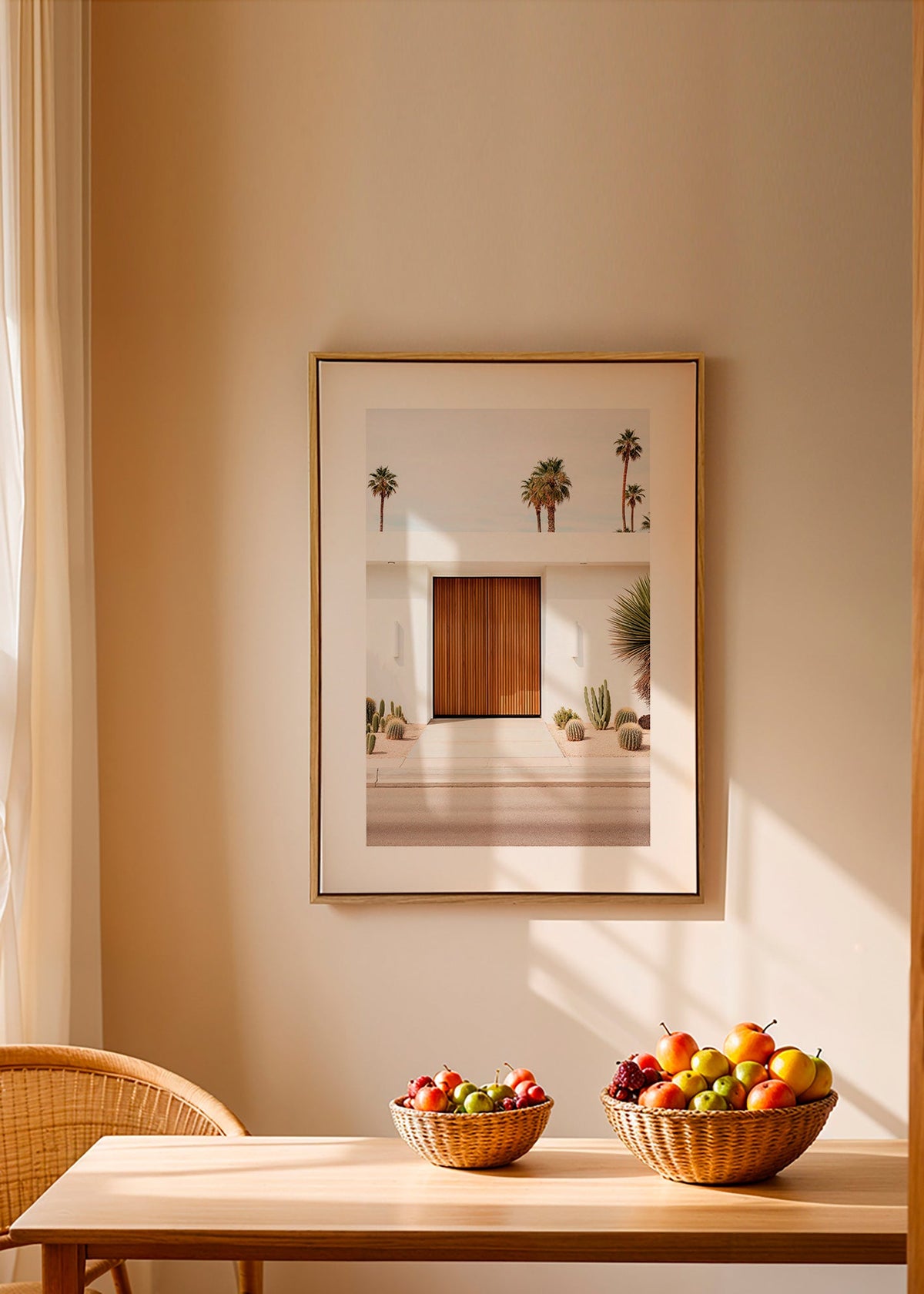 Architektonická fotografie se žaluziovými dveřmi – Canvas2