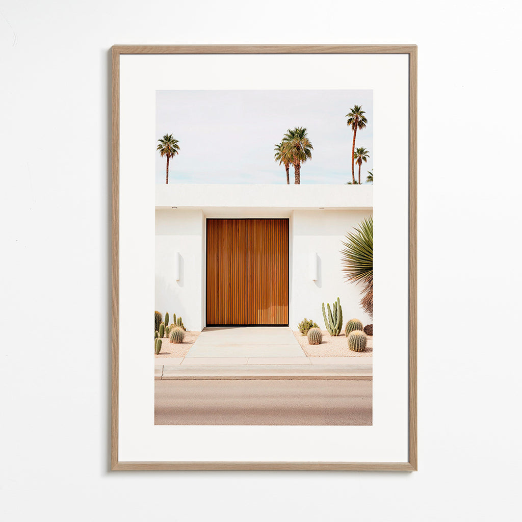 Architektonická fotografie se žaluziovými dveřmi – Oak Frame