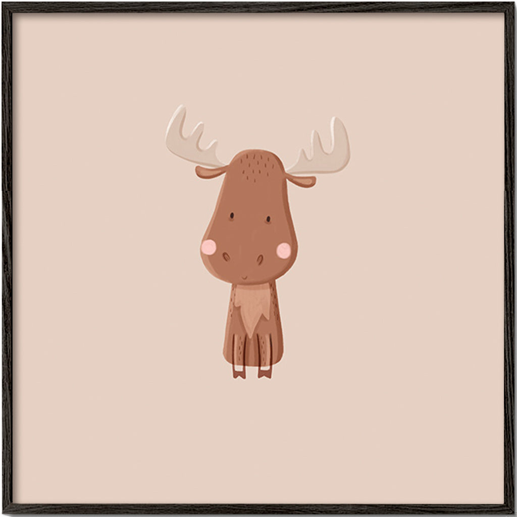 Minimalistický obraz losa