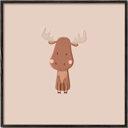 Minimalistický obraz losa