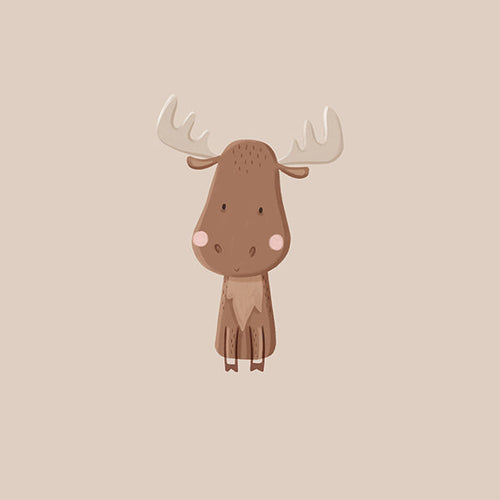 Minimalistický obraz losa