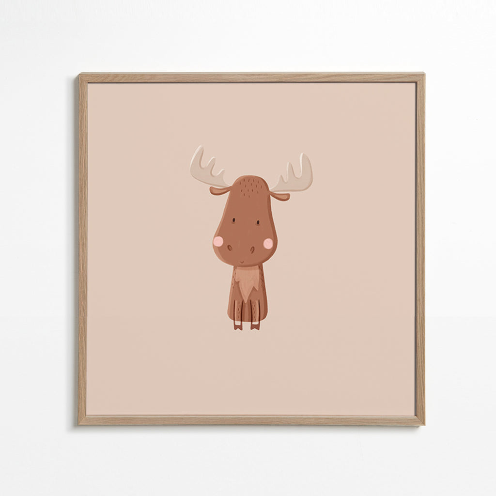 Minimalistický obraz losa