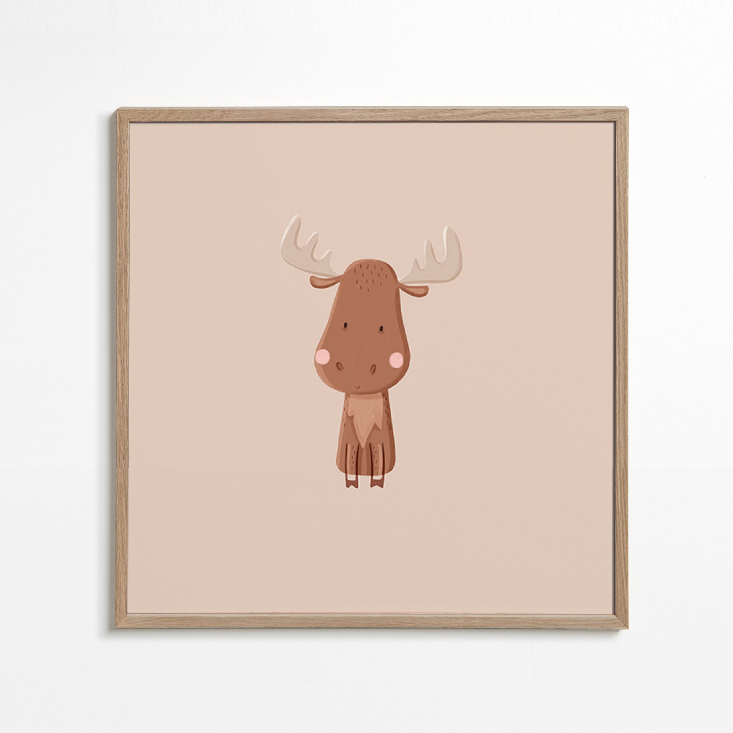 Minimalistický obraz losa