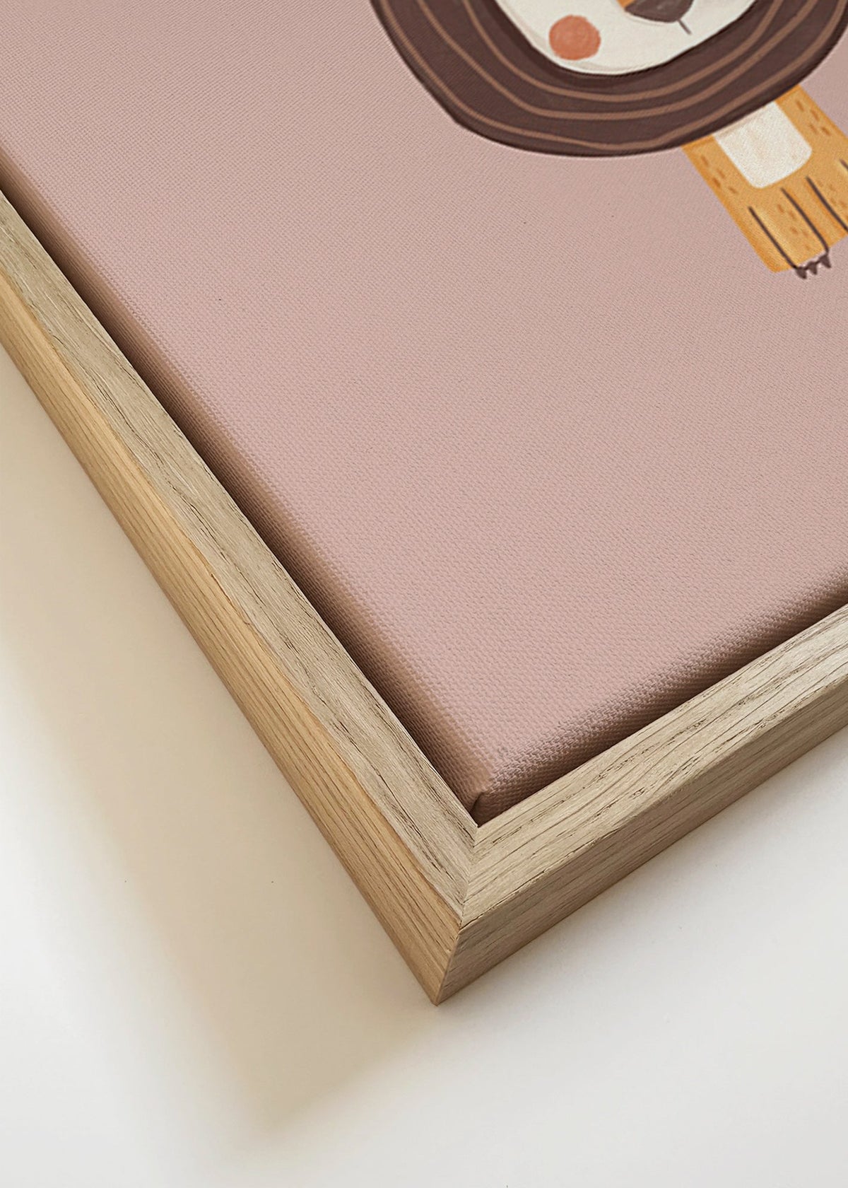 Dětský plakát: minimalistický lev