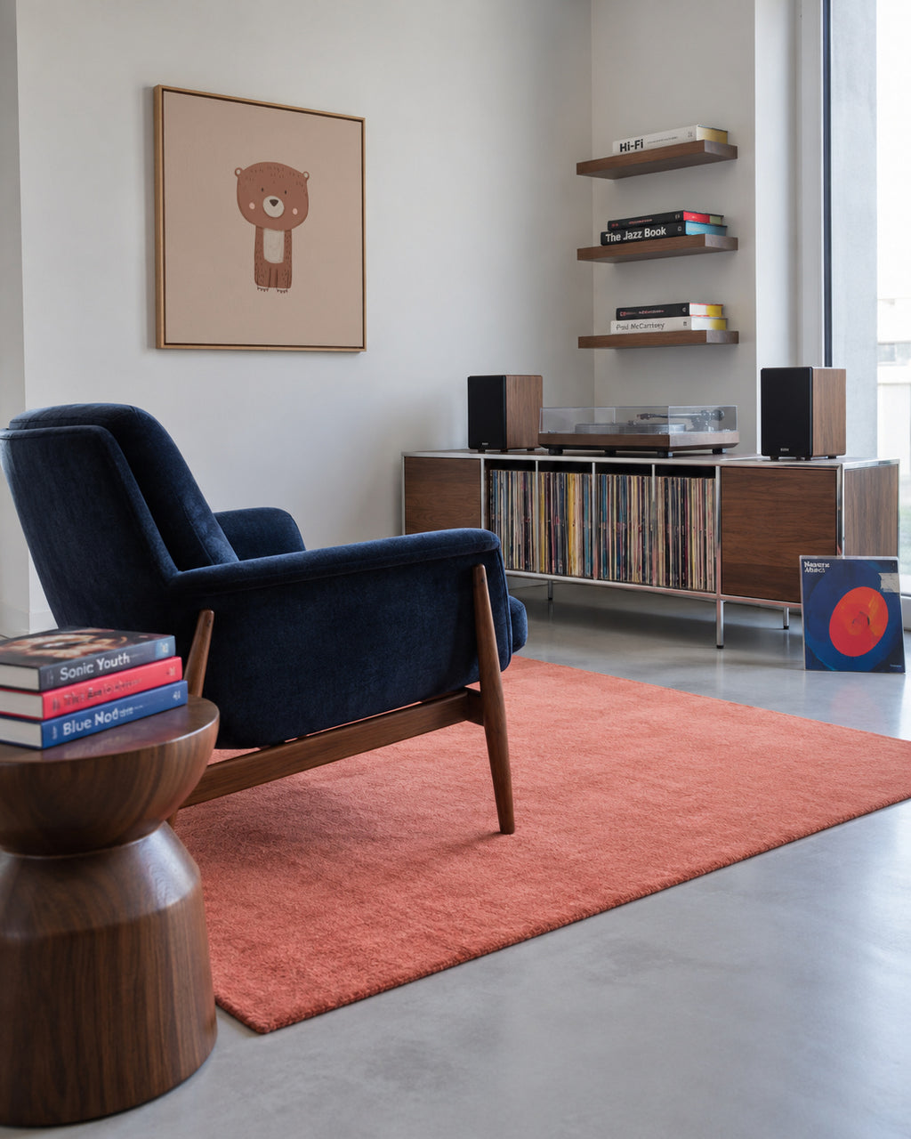 Bear - Framed canvas in an interior