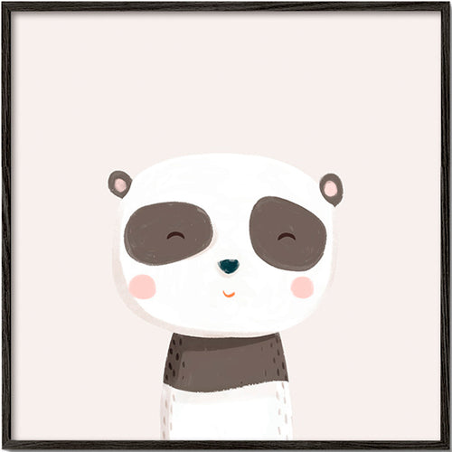 Dětský plakát roztomilá panda ilustrace