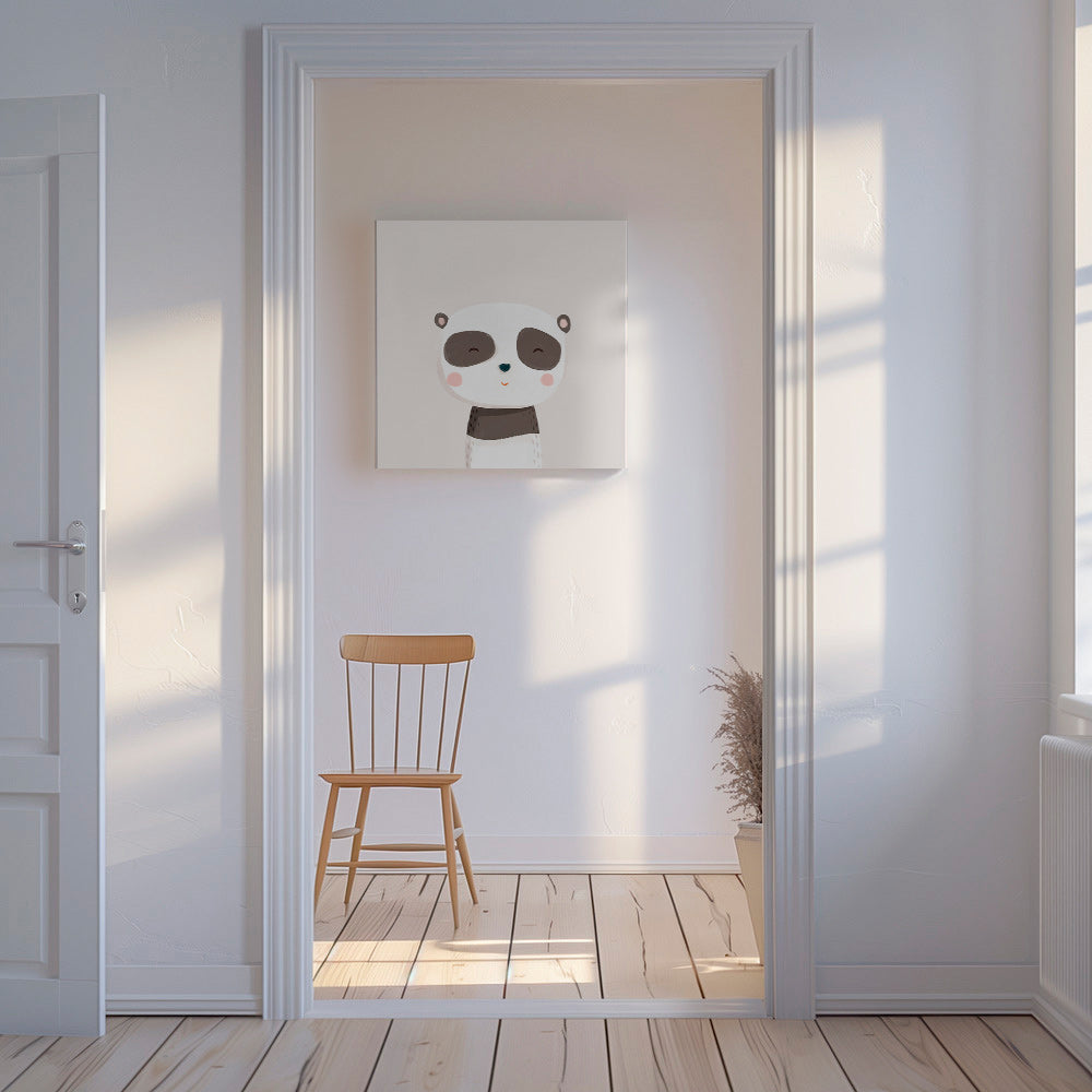 Dětský plakát roztomilá panda ilustrace