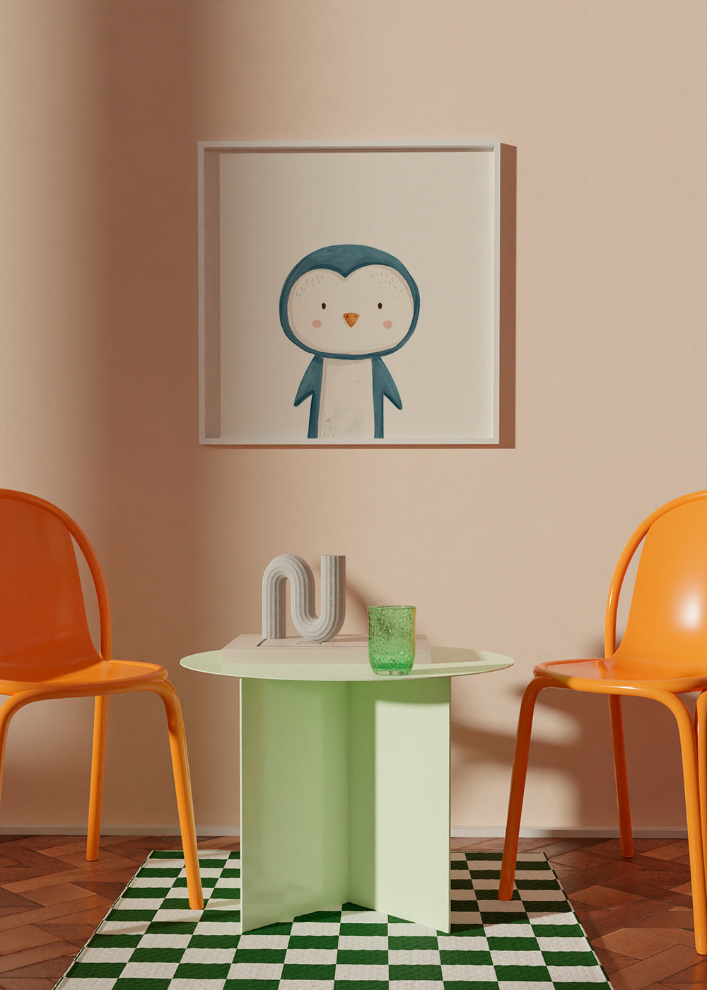 Ilustrace tučňáka