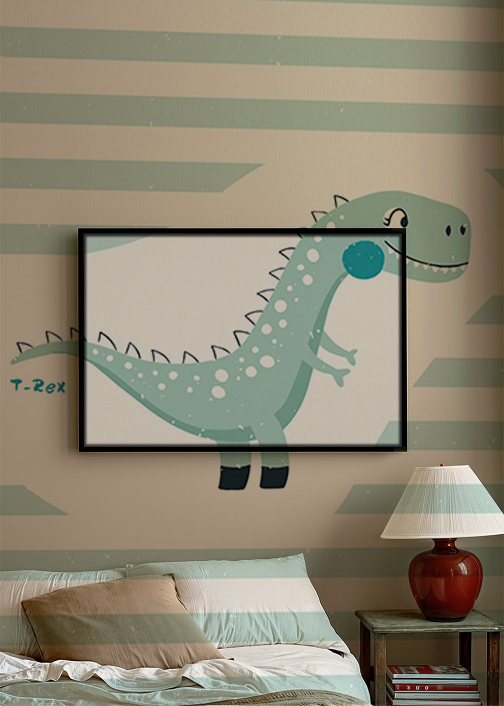 Dětský plakát T-Rex rozverný