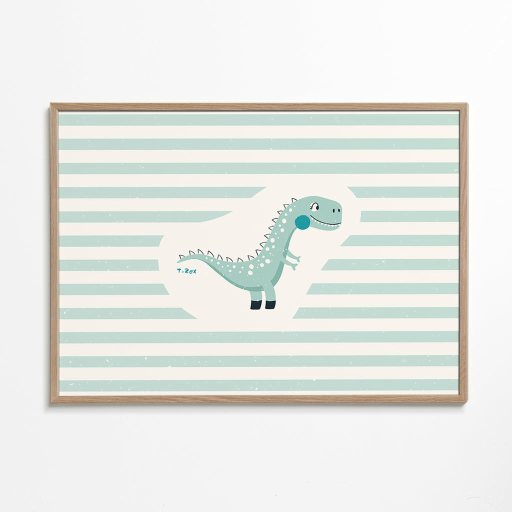 Dětský plakát T-Rex rozverný