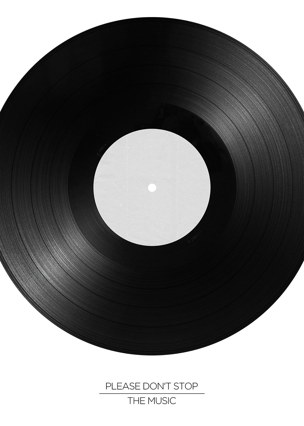 Fotografie vinylu s typografií