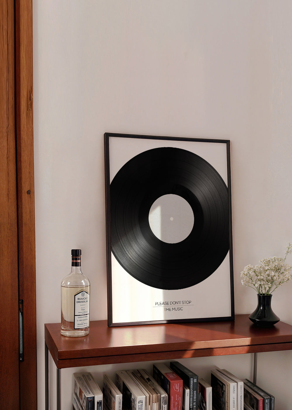 Fotografie vinylu s typografií