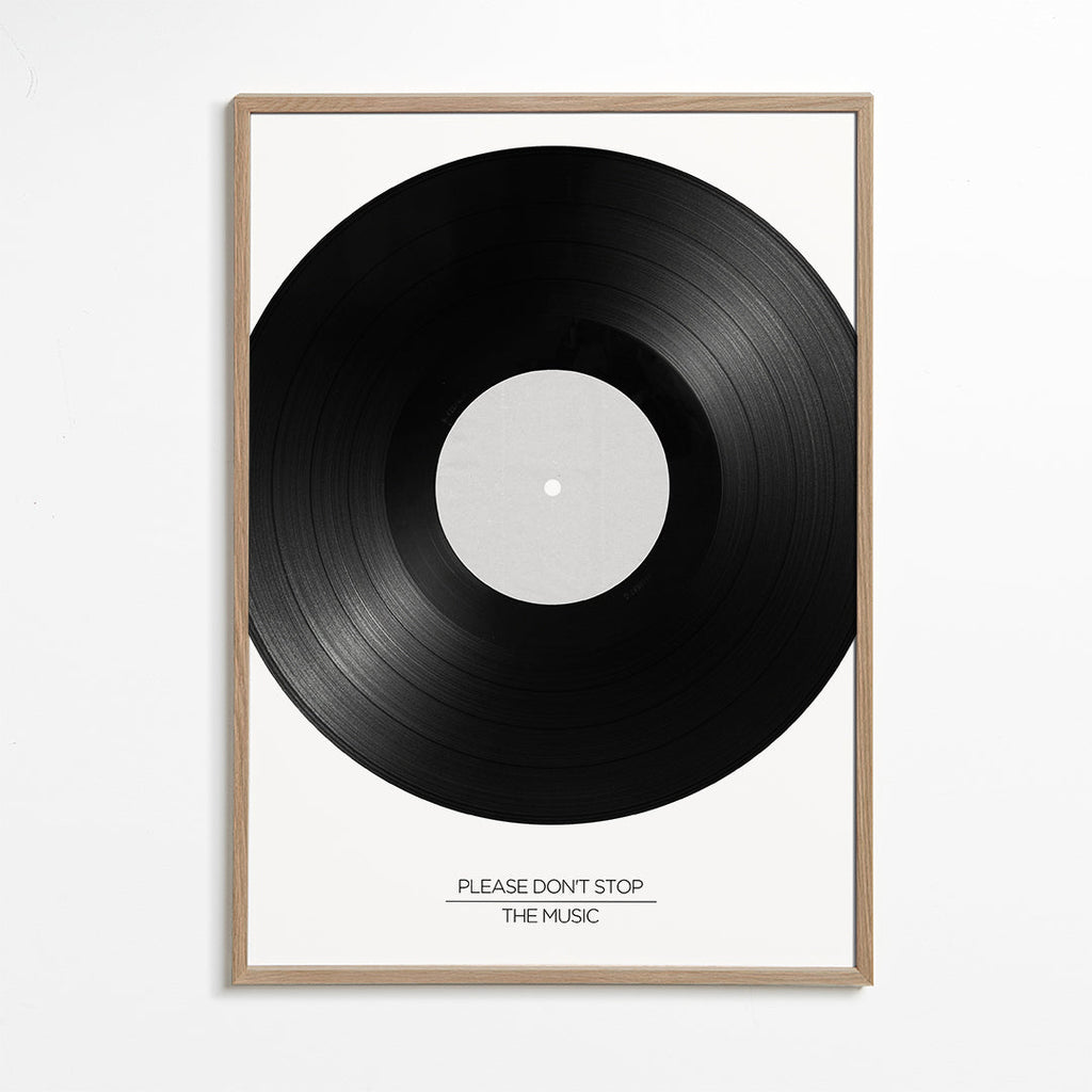 Fotografie vinylu s typografií
