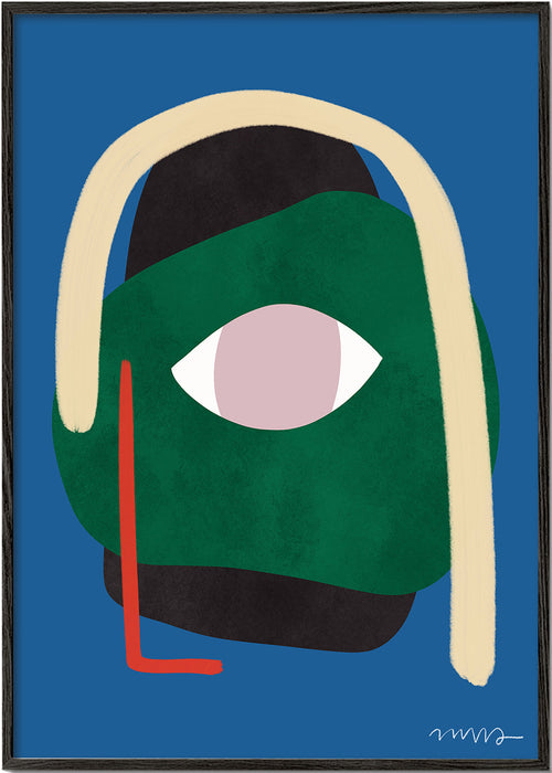 Ilustrace abstraktní tvář