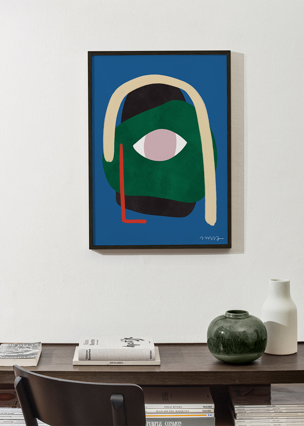 Ilustrace abstraktní tvář