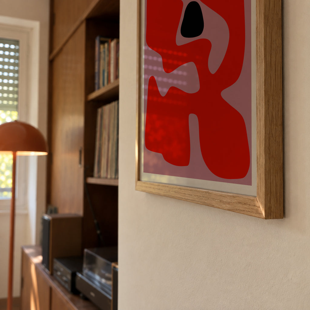 Zaaling 03 - Framed poster detail