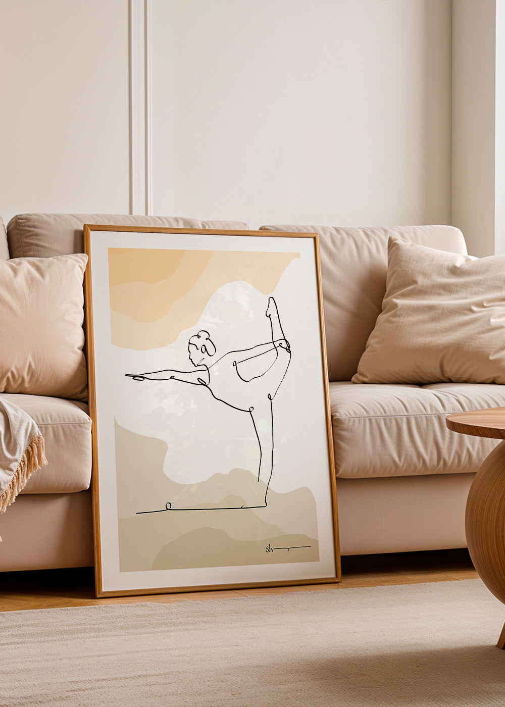 Relaxující design: jóga v jednolince