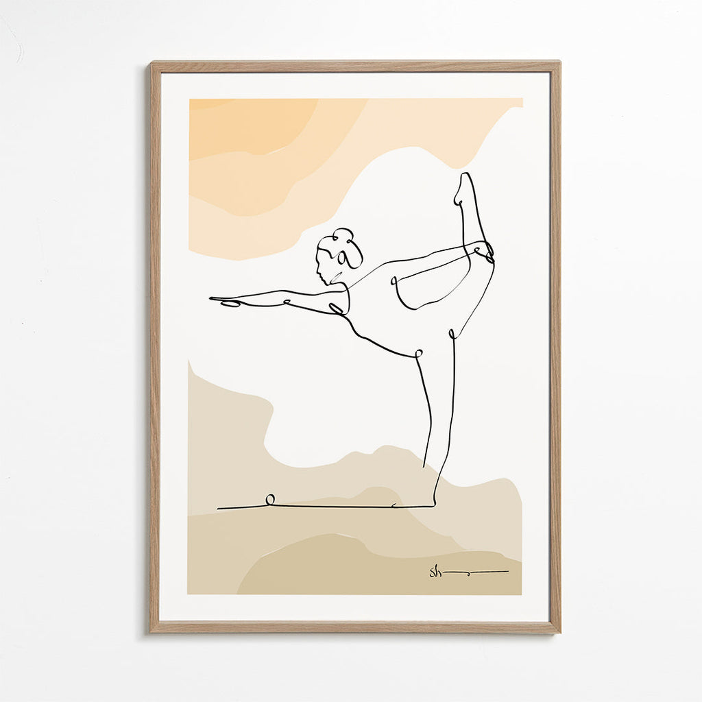 Relaxující design: jóga v jednolince