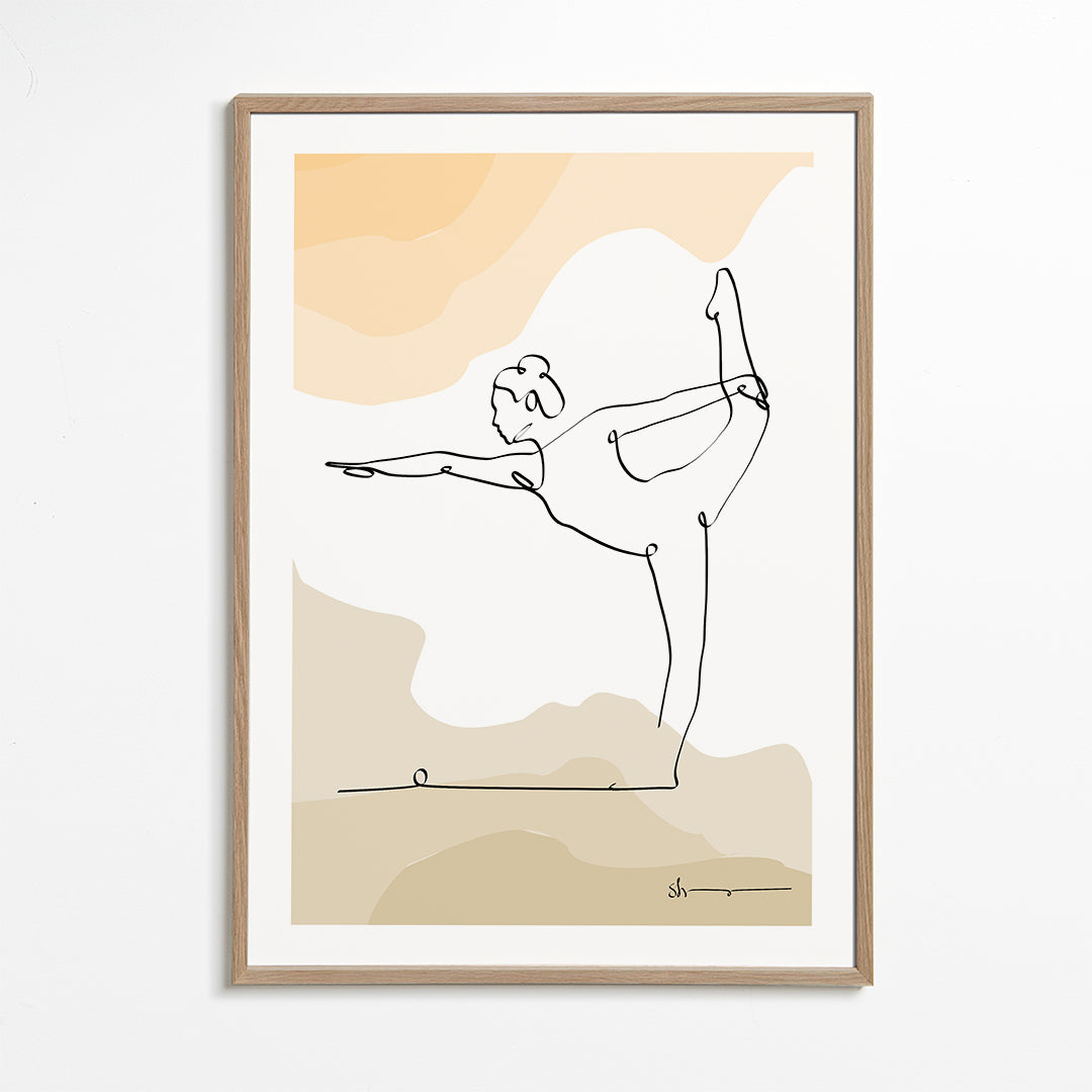 Relaxující design: jóga v jednolince