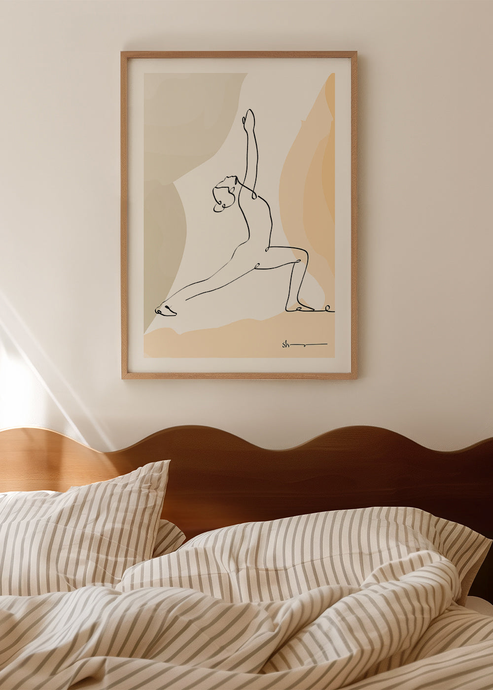 Relaxační čára: válečníkova pozice