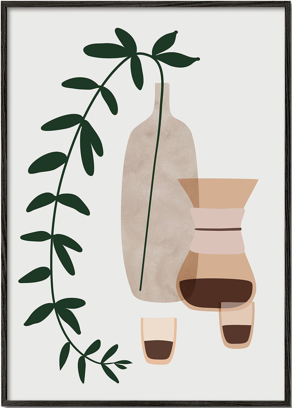 Boho coffee for two