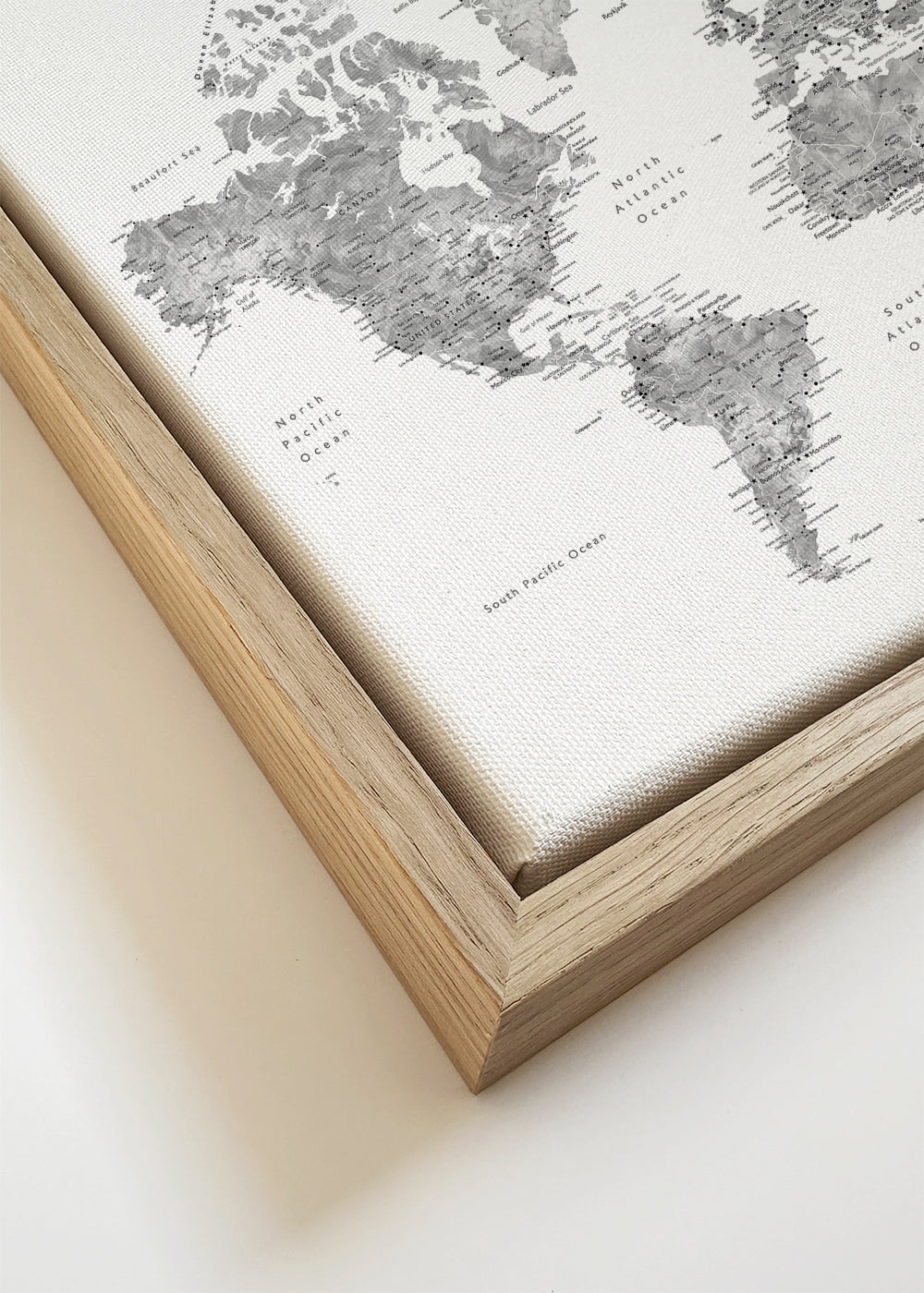 Obraz měst: detailní mapa světa