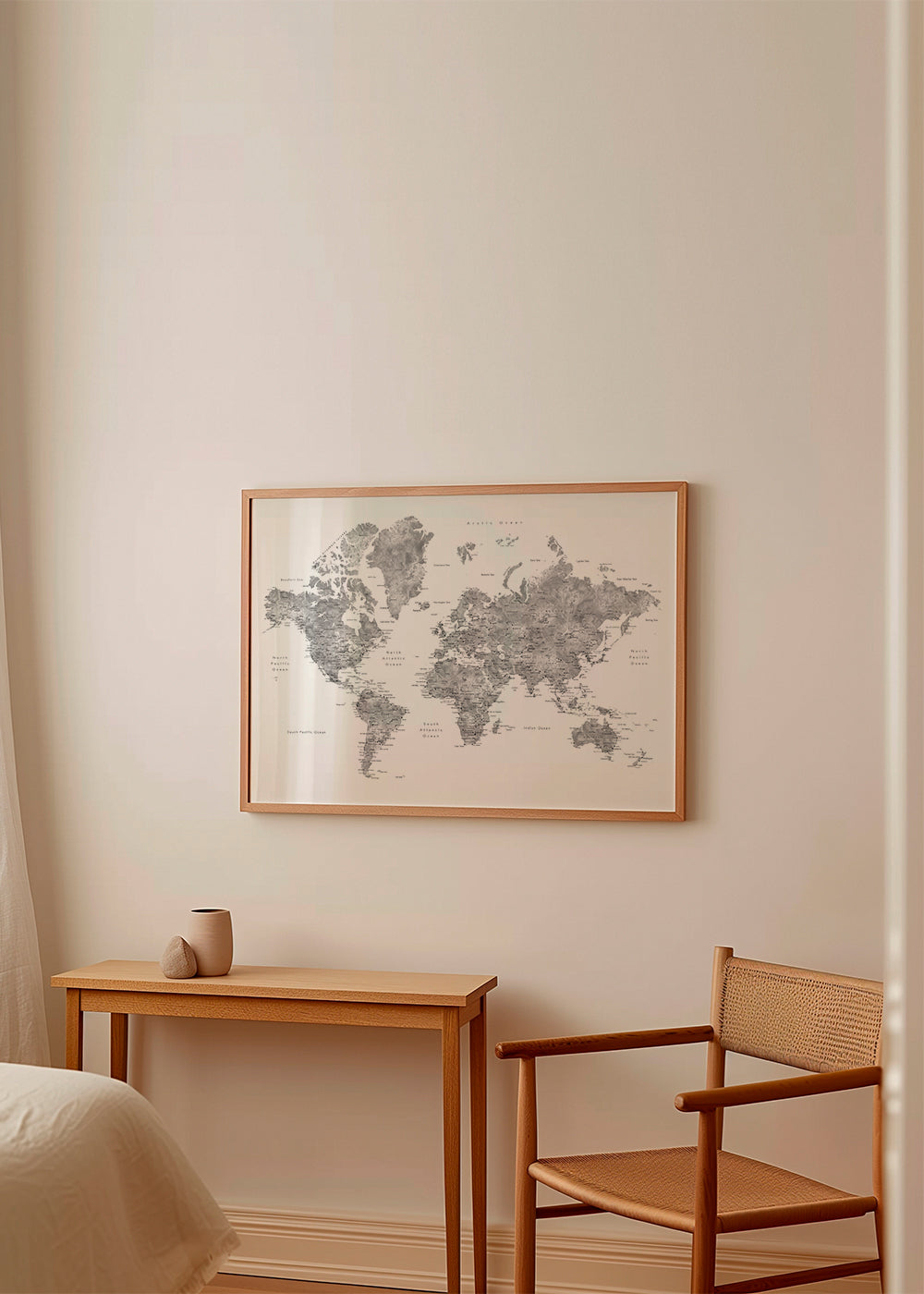 Obraz měst: detailní mapa světa