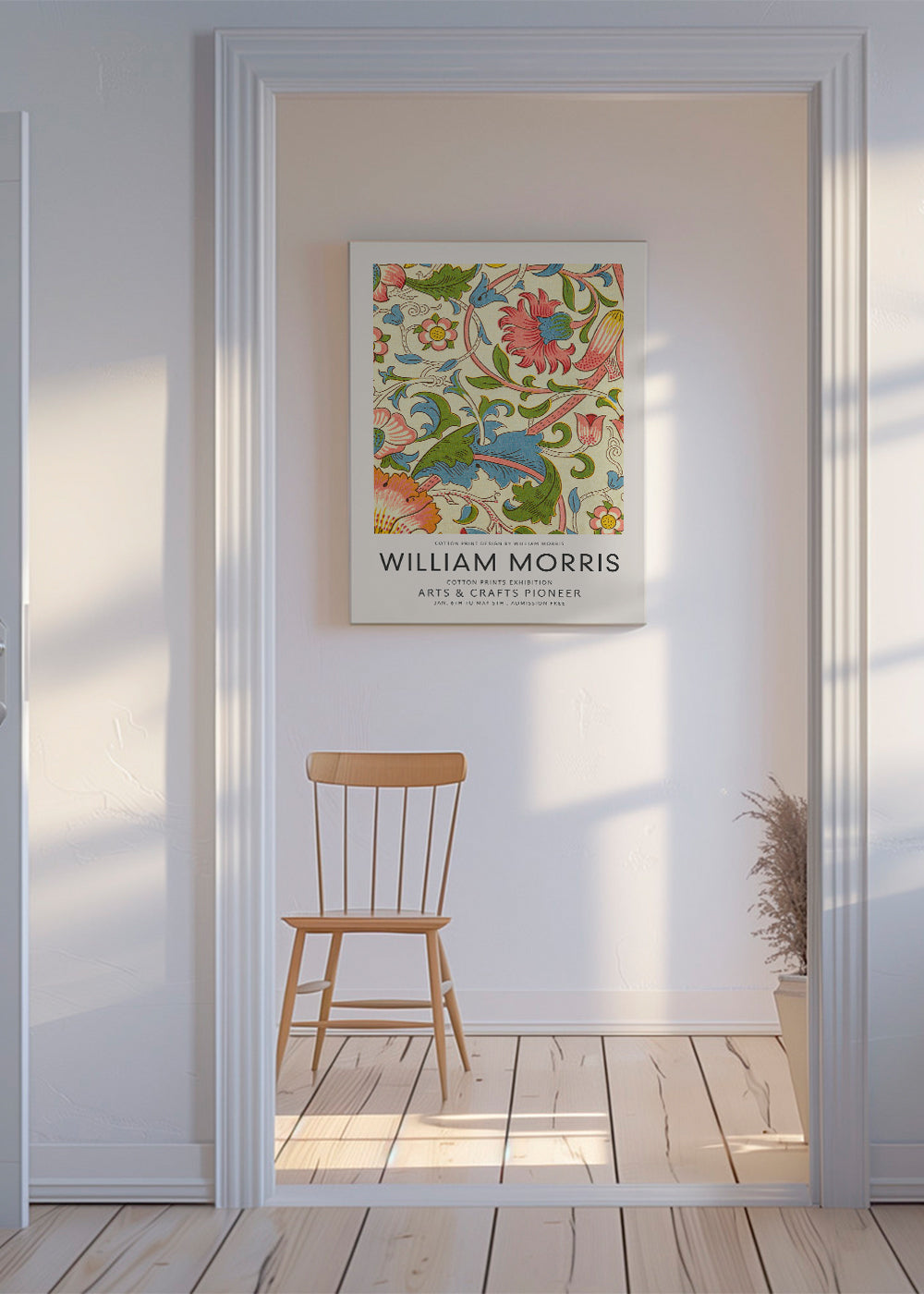 Botanický plakát William Morris květinový vzor
