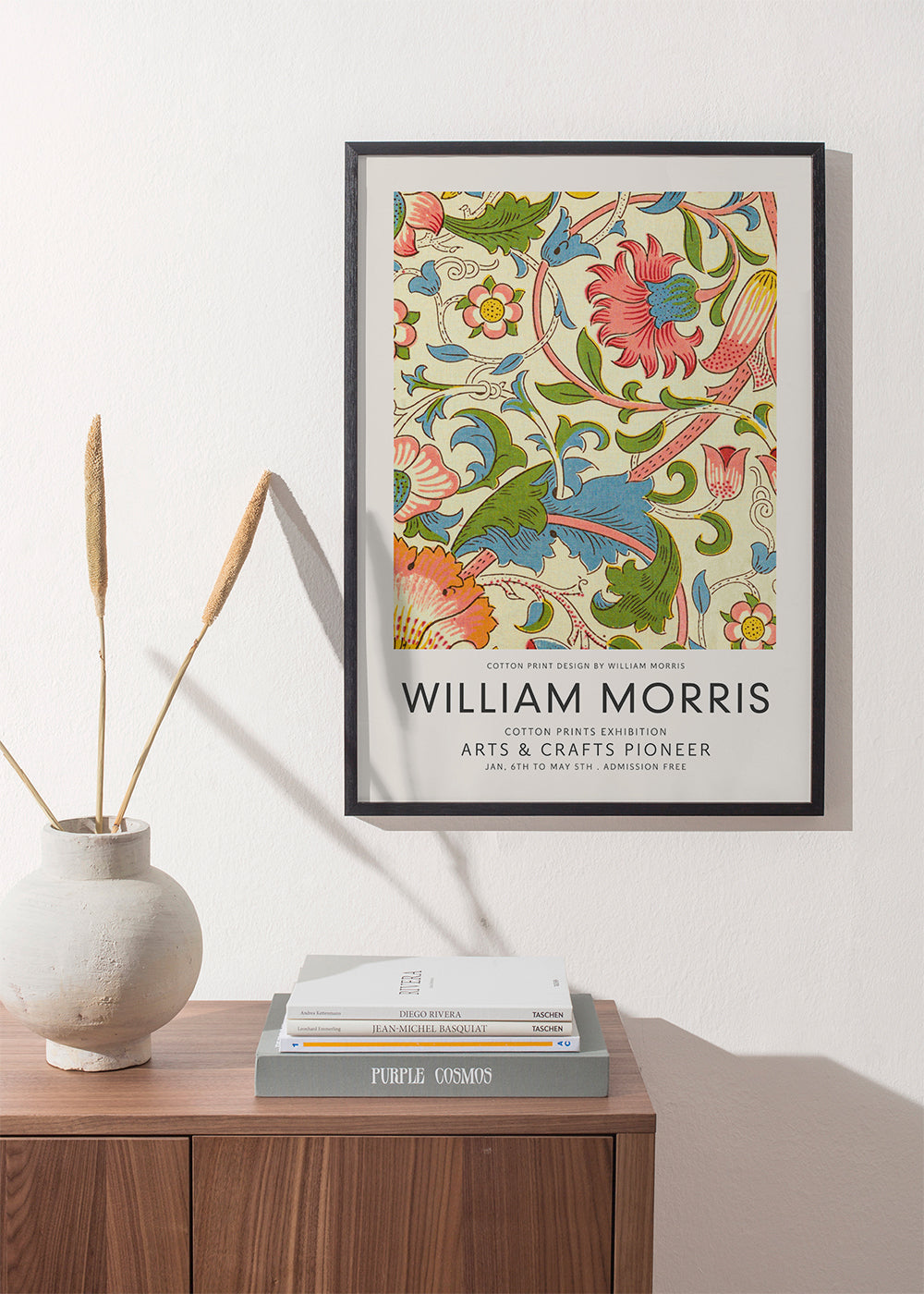 Botanický plakát William Morris květinový vzor