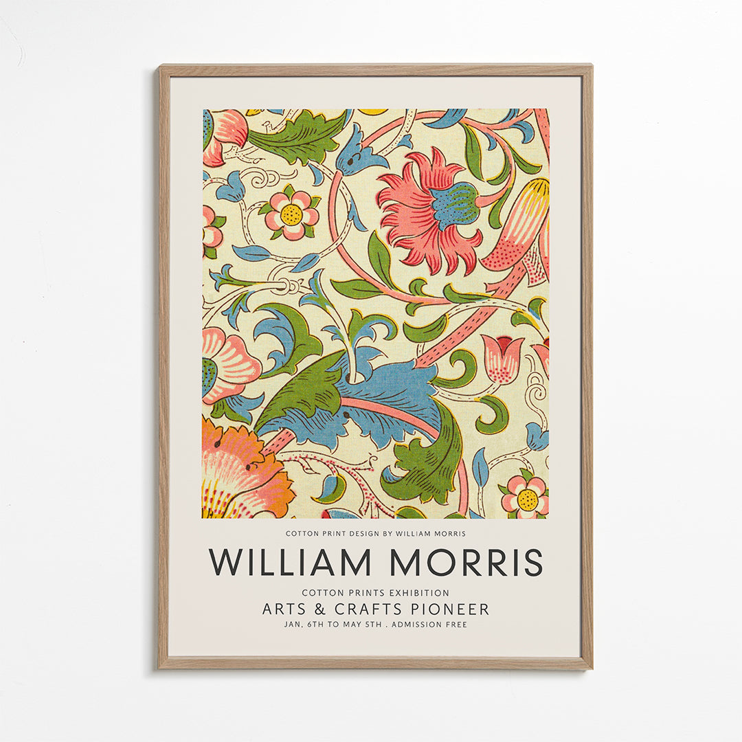 Botanický plakát William Morris květinový vzor